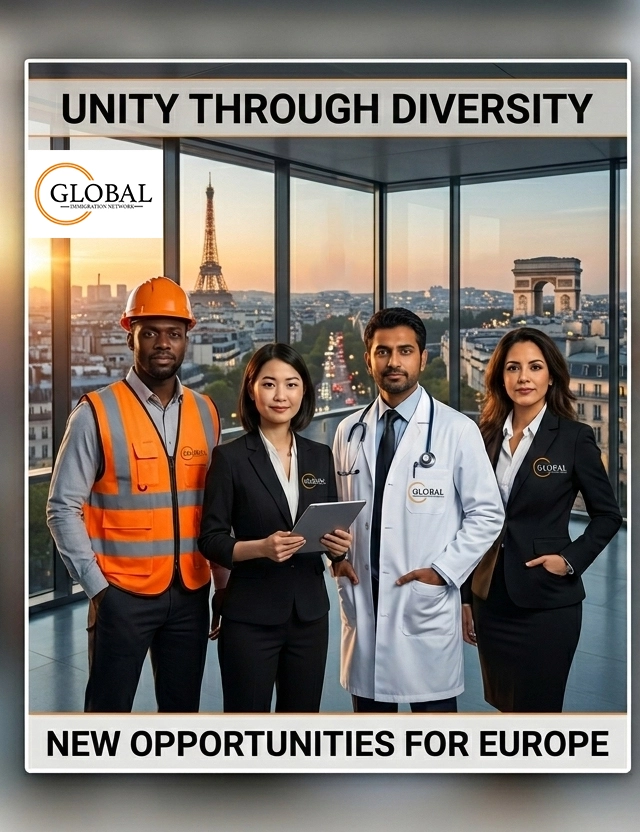 EU work visa application process for skilled professionals